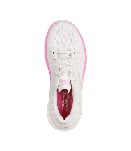 Womens/ladies Go Run Elevate 2.0 Trainers Natural Pink Skechers