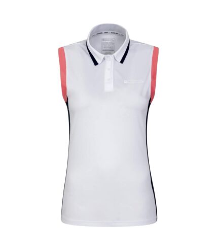 Mountain Warehouse Womens/Ladies Classic Polo Neck Golf Tank Top (White) - UTMW2374