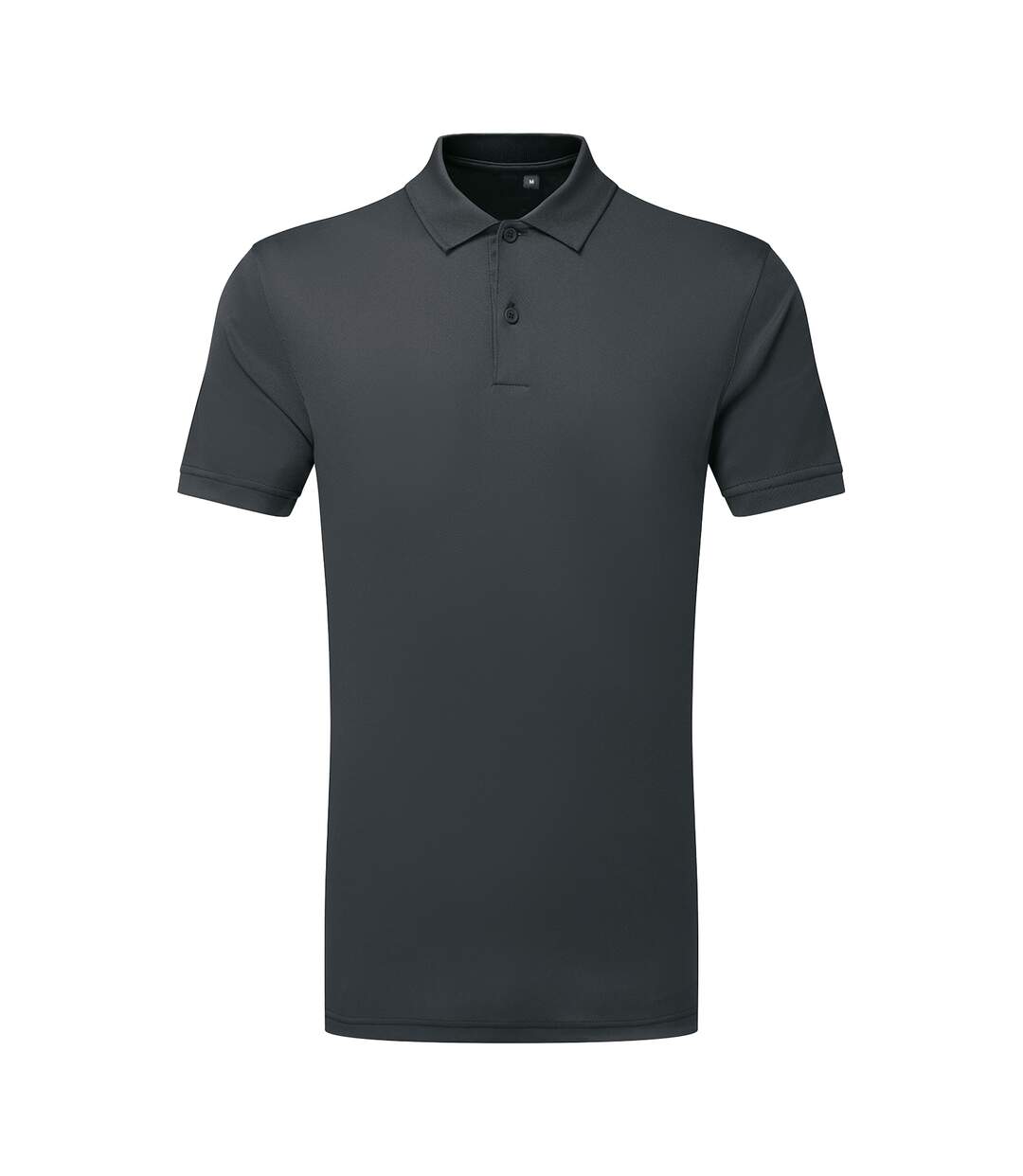 Mens Ion-charge Panelled Polo Shirt Charcoal TriDri-1