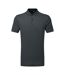 Mens Ion-charge Panelled Polo Shirt Charcoal TriDri-1