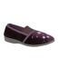 Zedzzz Womens/Ladies Joanna Embroidered Slippers (Purple) - UTDF1319
