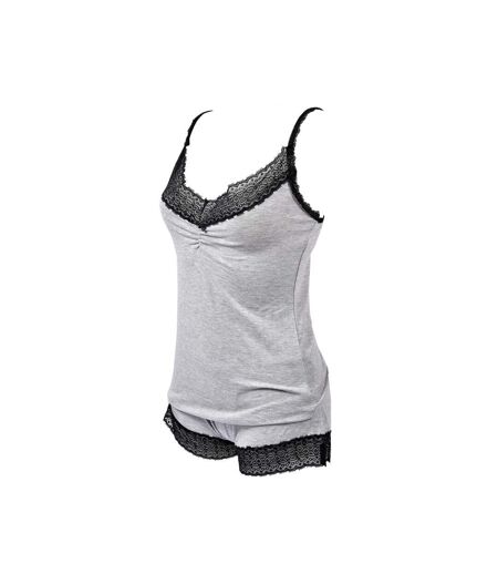 Pyjama Court Femme TWINDAY en Coton