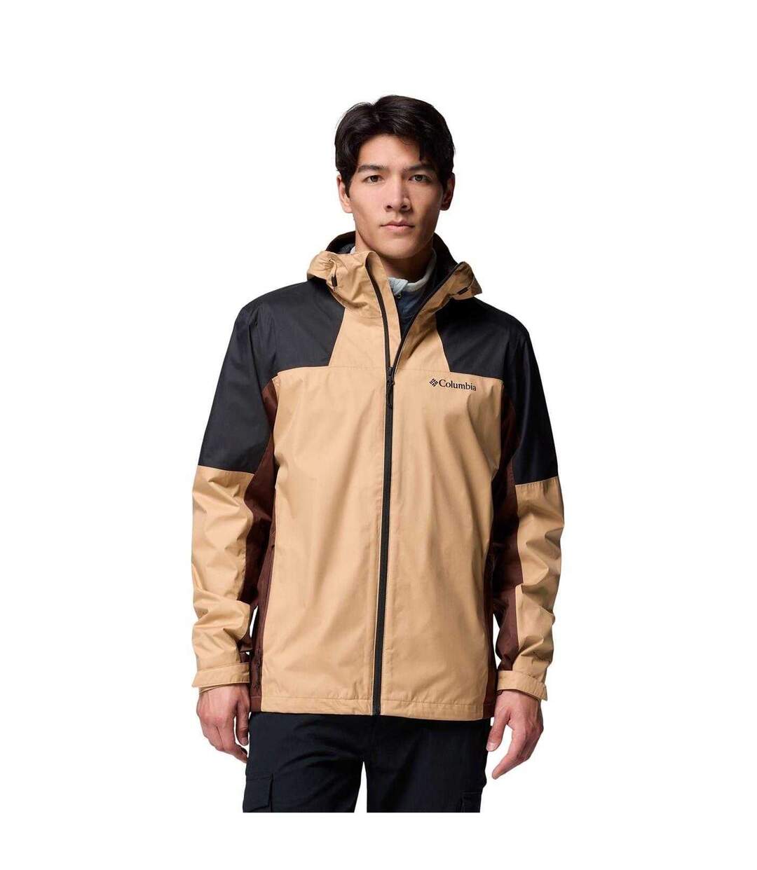 Imperméable Homme Marron Jaune Columbia-2