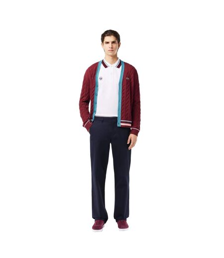 Polo Roland Garros Edition Homme Blanc Lacoste