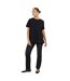 Womens/ladies Swing Smock Panel T-shirt Dress Black Brave Soul-4