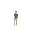 Polo Motif/style Logo Rectangulaire Passenger Homme Vert Boss-1