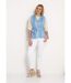 Veste matelassée sans manches détails strass-3