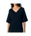 Pull 3/4 noir femme object neck knit-1