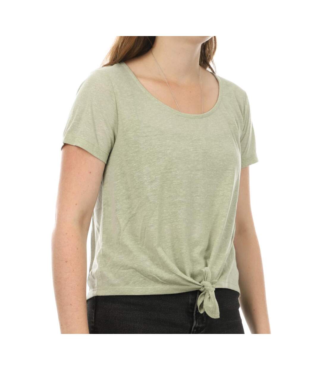 T-shirt Kaki clair Femme JDY Linette - S-1