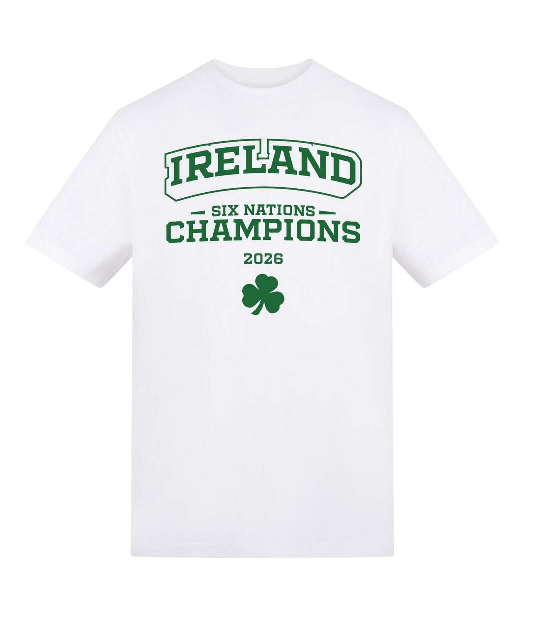 Mens Ireland Six Nations Champions 2026 T-shirt Ireland Green AWD-1