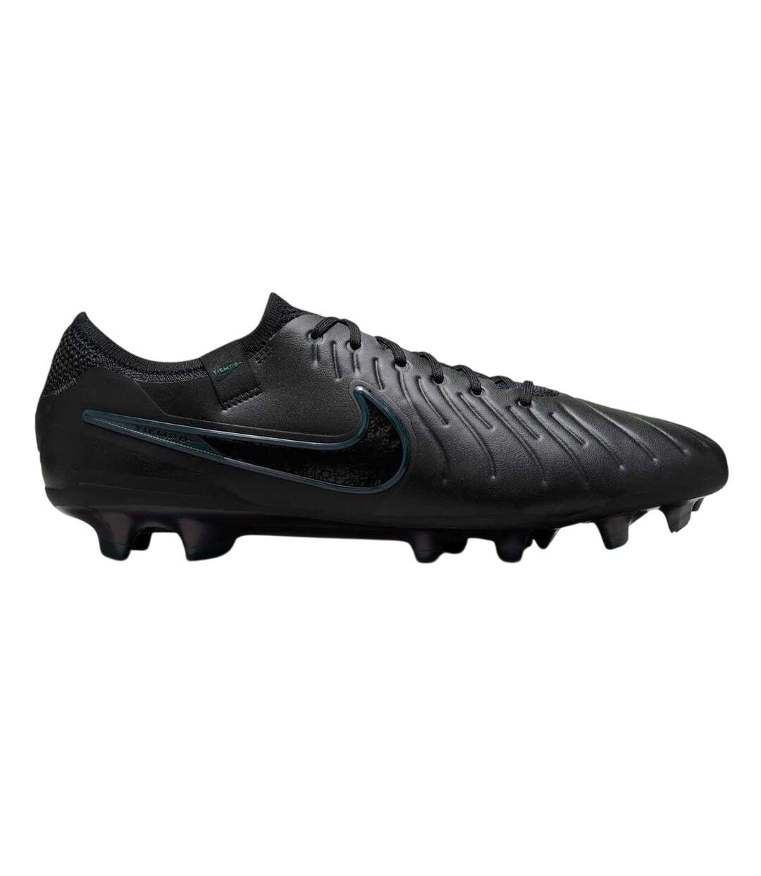 Unisex Adult Tiempo Legend 10 Elite Firm Ground Football Boots Black Green Nike-1
