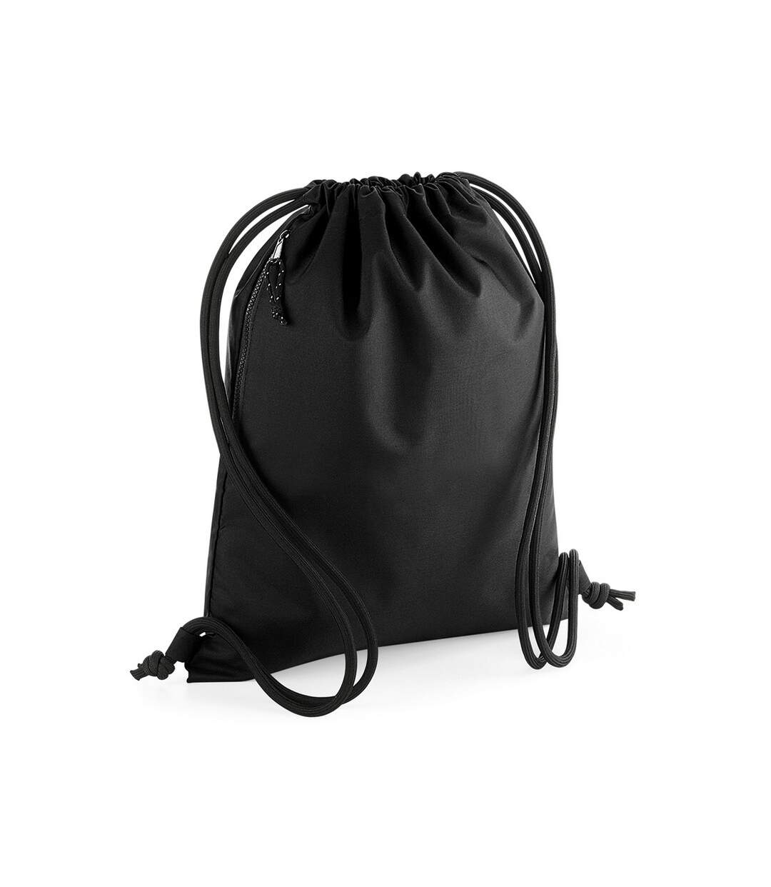 Sac À Cordon Gymsac Taille Unique Noir Bagbase-1