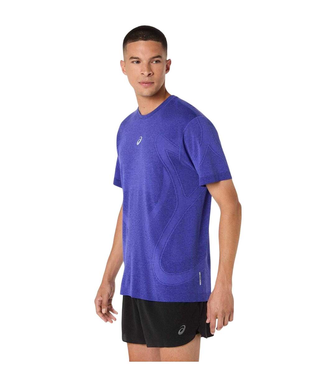 Haut Road Homme Bleu Foncé Asics-1