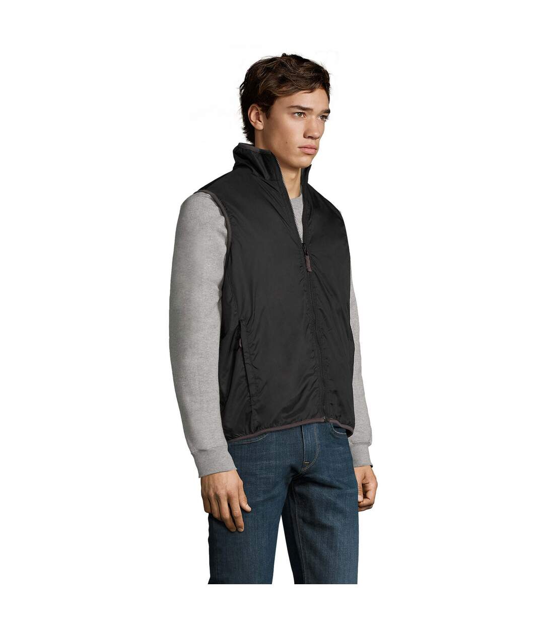 Veste Sans Manches Winner Adulte Noir SOLS-3