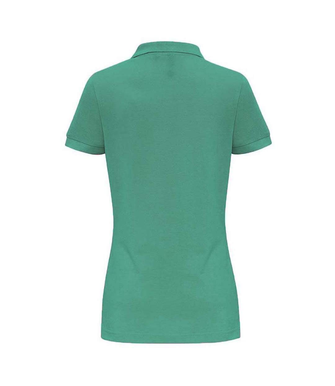 Polo uni femme vert tendre Asquith & Fox