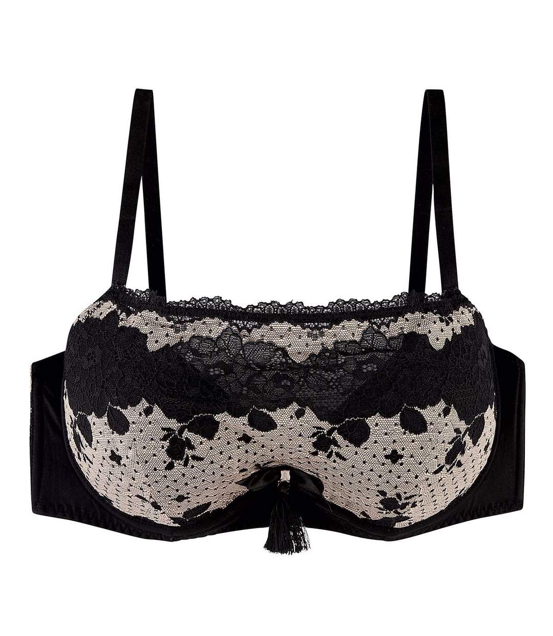 Soutien-gorge bandeau noir Panache