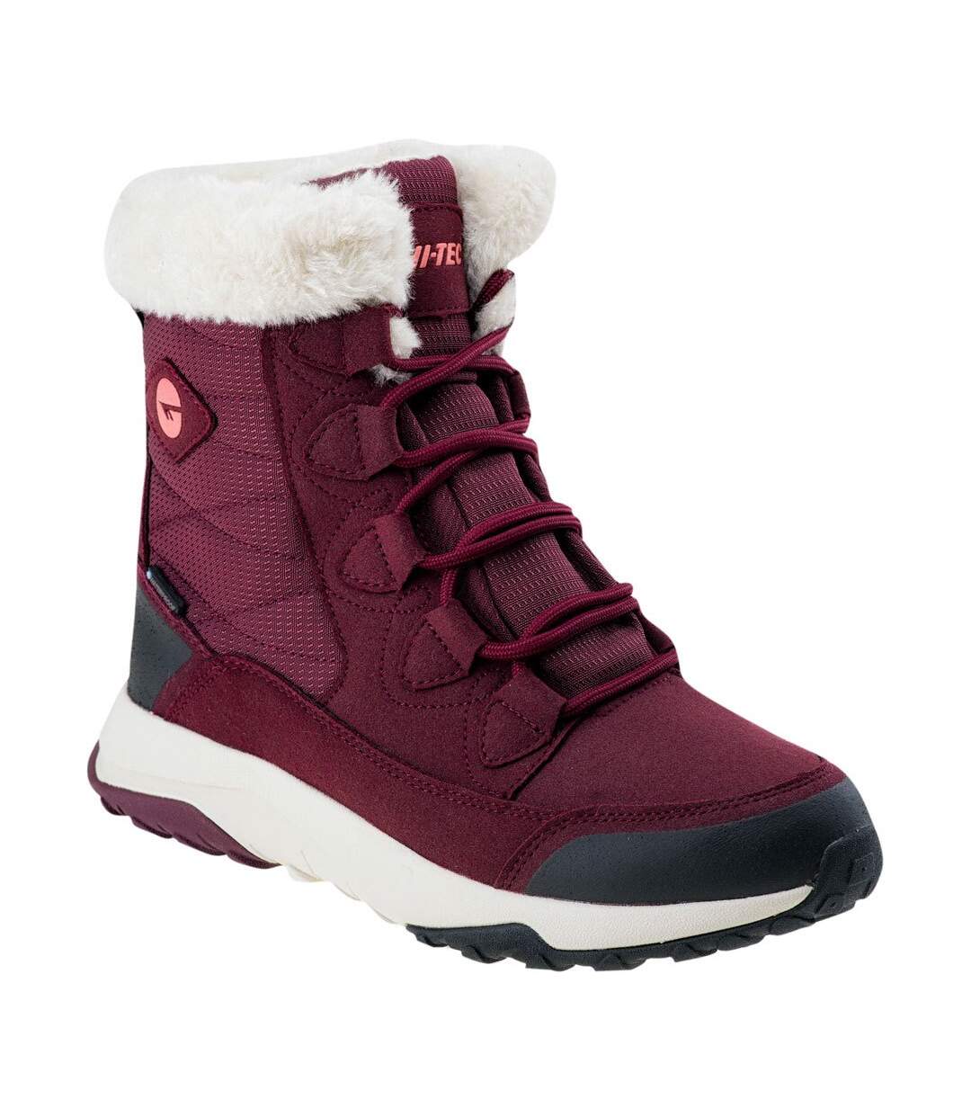 Bottines De Marche Mestia Femme Rose Foncé Corail Foncé Beige Hi-Tec-1
