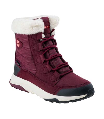 Bottines De Marche Mestia Femme Rose Foncé Corail Foncé Beige Hi-Tec