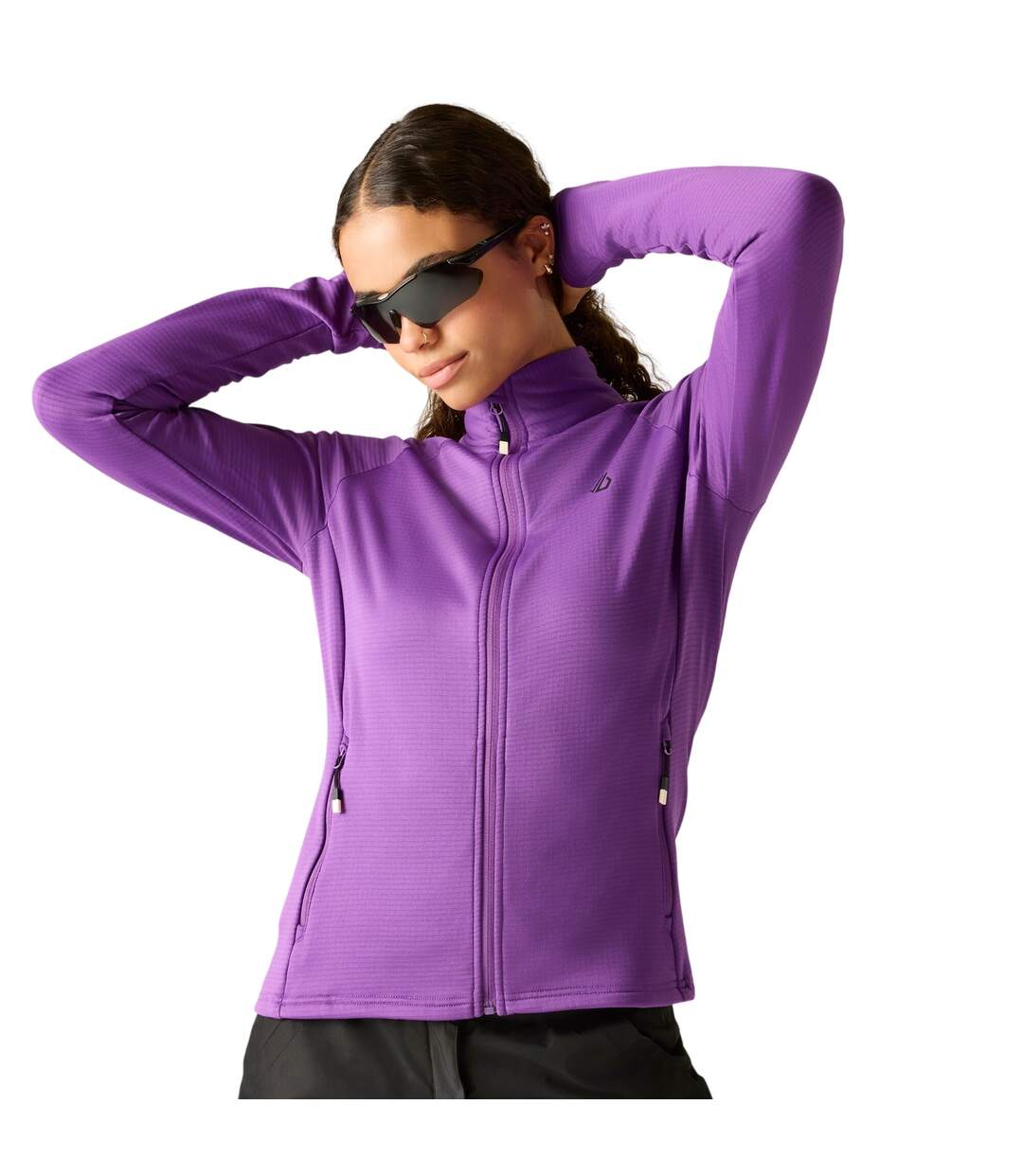 Womens/ladies Lowline Core Stretch Full Zip Midlayer Amaranth Dare 2B-1