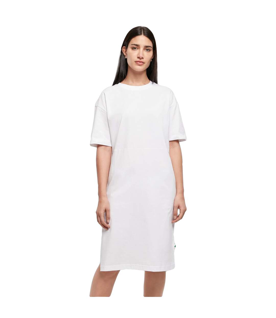 Robe T-shirt Femme Blanc Urban Classics-3