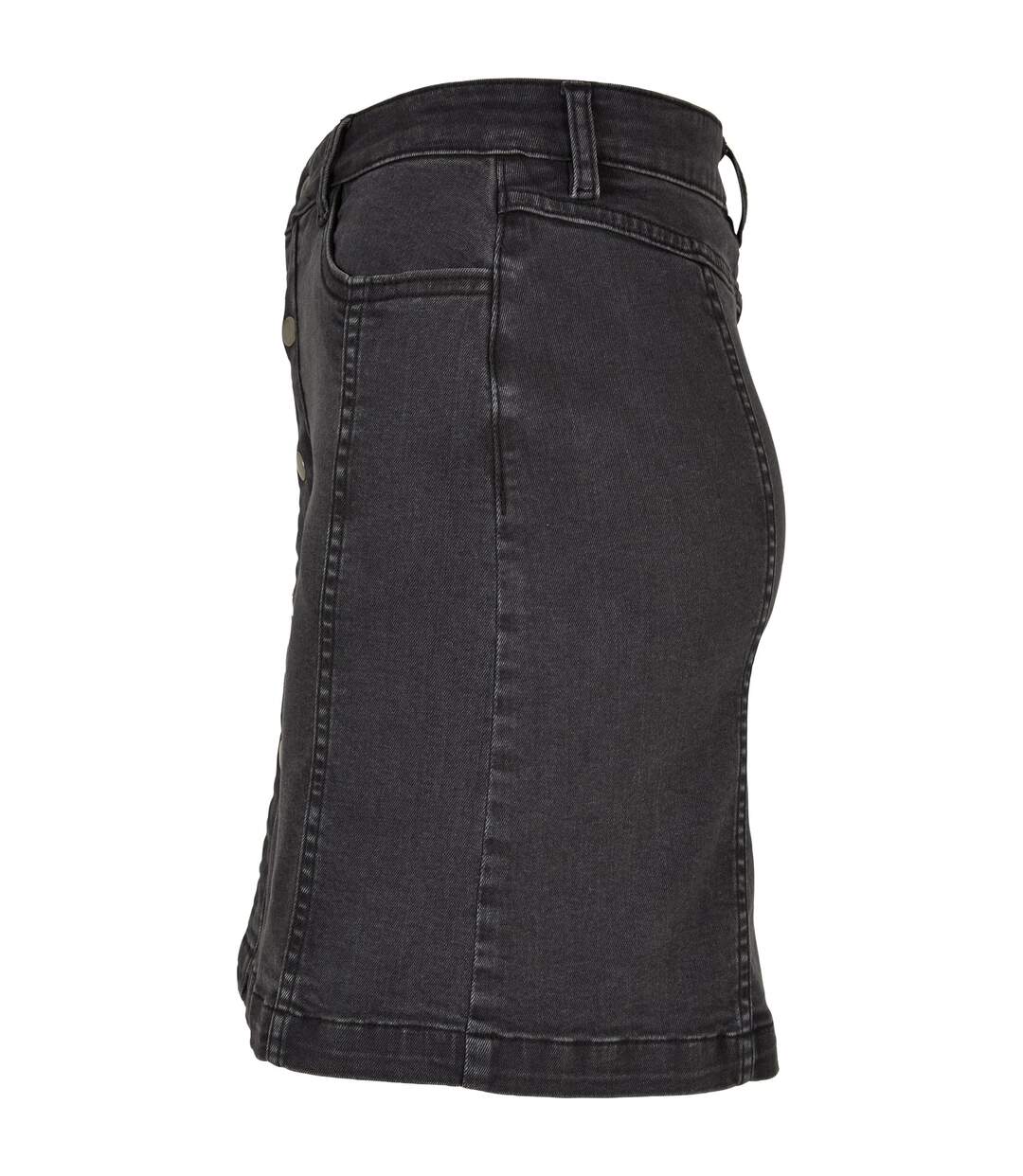 Jupe Motif/style À Bouton Femme Noir Urban Classics-3