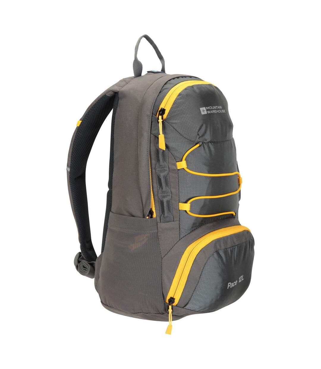 Sac à dos pace taille unique gris / jaune Mountain Warehouse-3