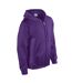 Veste À Capuche Adulte Violet Gildan-3