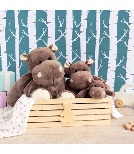 Peluche polyester collection TERRE SAUVAGE Hippopotame