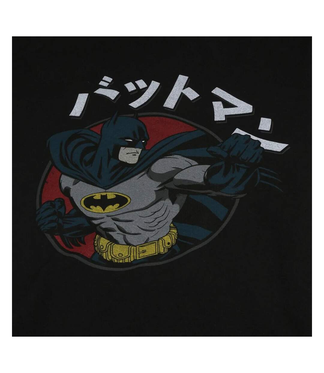 Batman Mens Gotham City Japanese T-Shirt (Noir/Gris/Blanc) - UTTV756