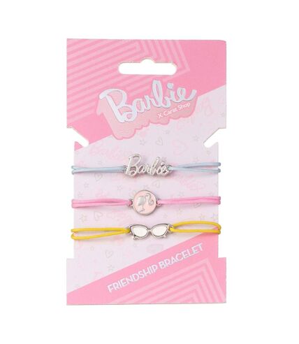 Barbie Friendship Bracelet Set (Blue/Pink/Yellow) (One Size) - UTTA11599