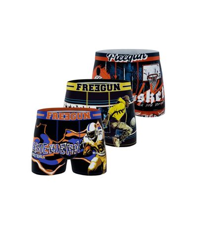 Lot de 3 boxers homme Garantie 2 ans Sport Usa Freegun