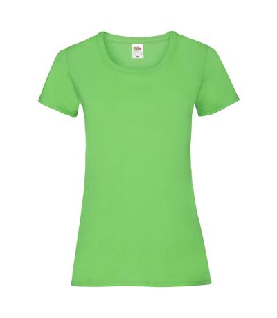 T-shirt Valueweight Femme Vert Citron Fruit Of The Loom