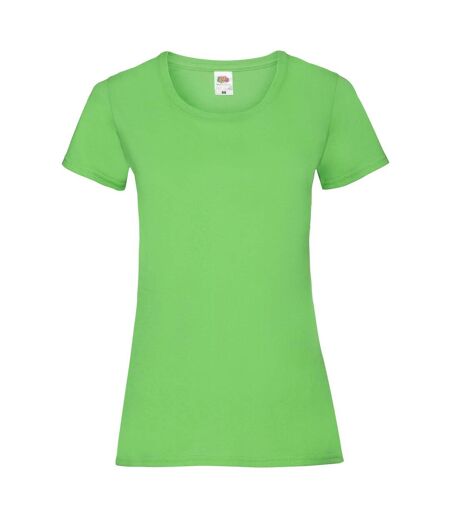 T-shirt Valueweight Femme Vert Citron Fruit Of The Loom