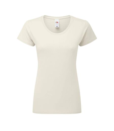 Womens/ladies Ringspun Premium T-shirt Natural Fruit Of The Loom