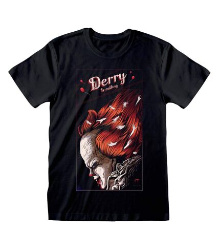 IT Chapter Two - T-shirt DERRY IS CALLING - Adulte (Noir) - UTHE670