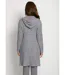 Long gilet à capuche-2