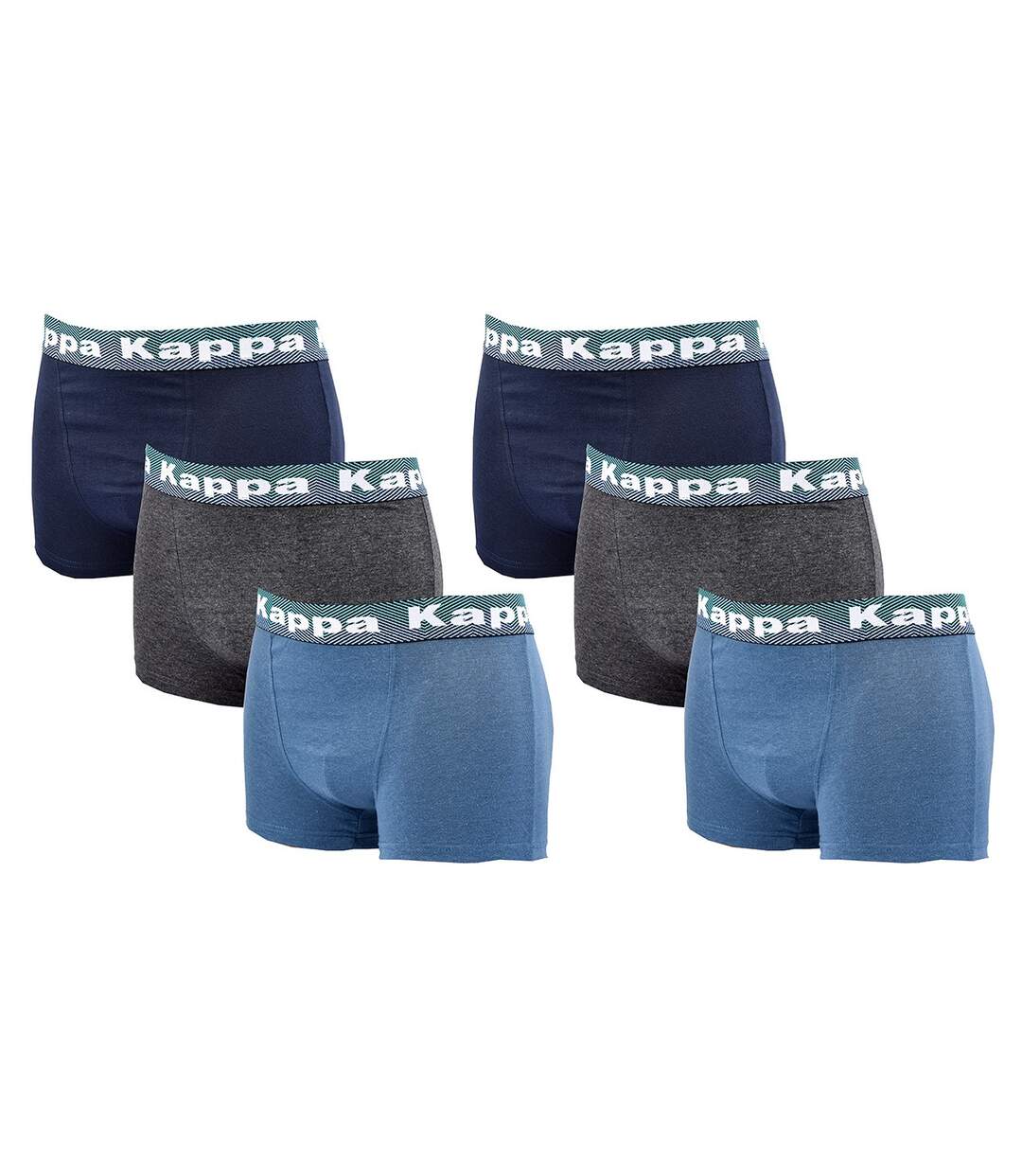 Boxer homme KAPPA Pack de 6 Boxers 1090-1