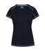 T-shirt De Sport Viktoria Femme Bleu Marine Trespass-2
