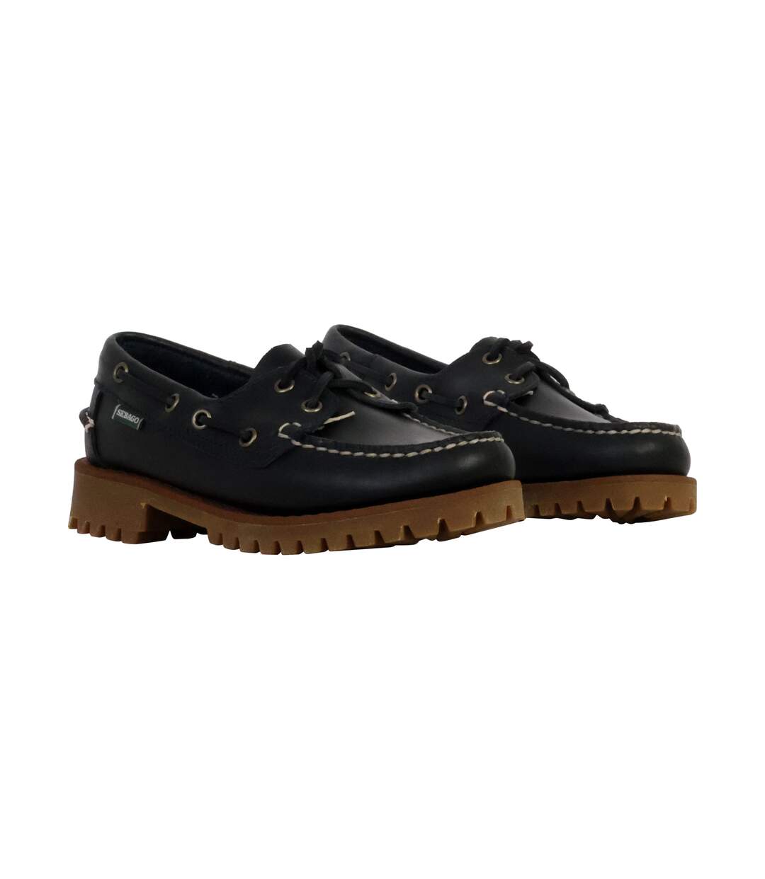 Derbie Cuir Sebago Docksides Ranger Waxy Woman-3