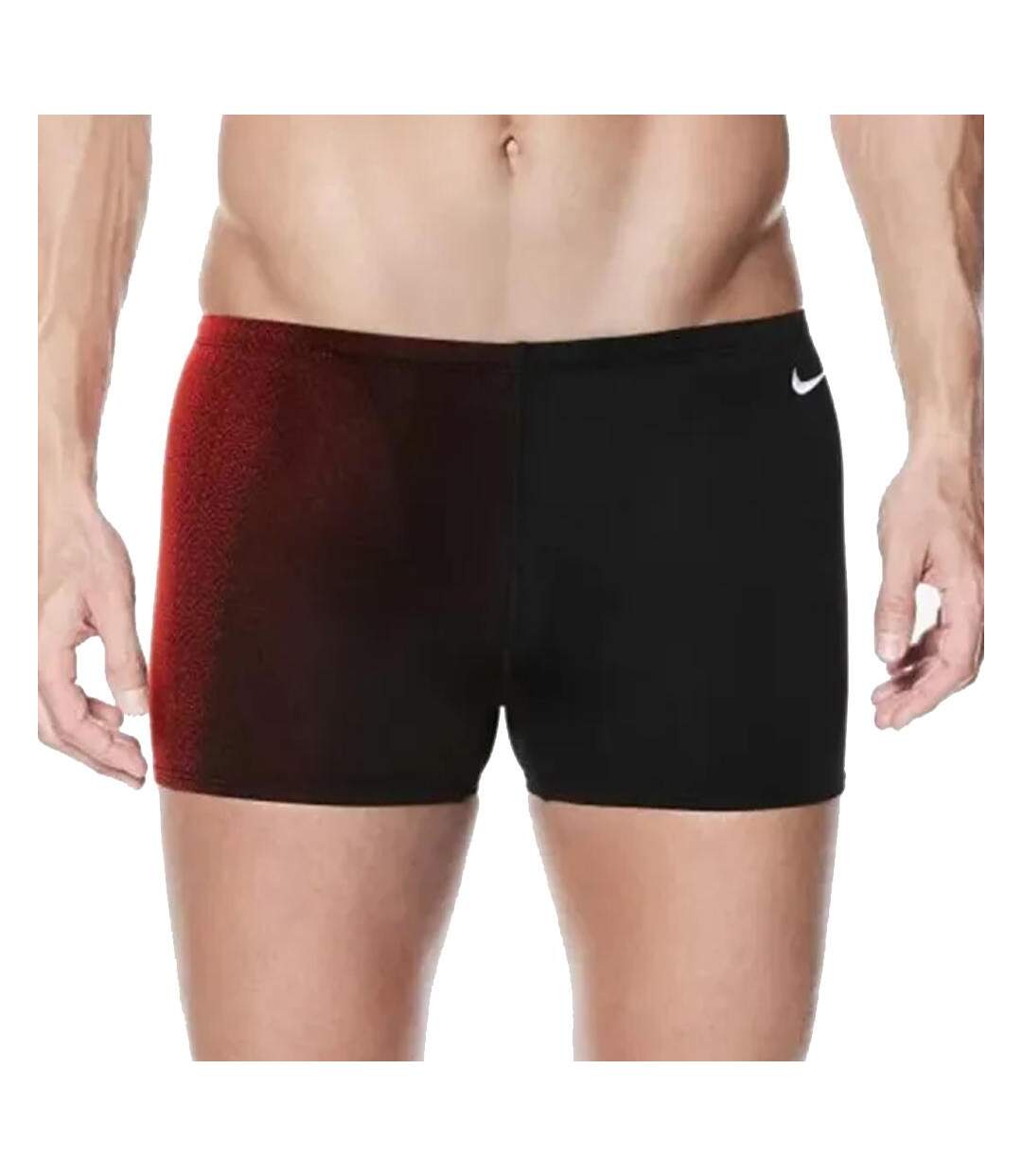 Boxer de bain Noir/Rouge Homme Nike Square - 30-1