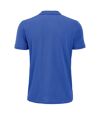 SOLS Mens Planet Pique Organic Polo Shirt (Royal Blue)