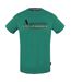 T-shirt Motif Bande Homme Vert Aquascutum-1