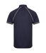Finden & Hales Mens Piped Performance Sports Polo Shirt (Navy/White) - UTRW427-2