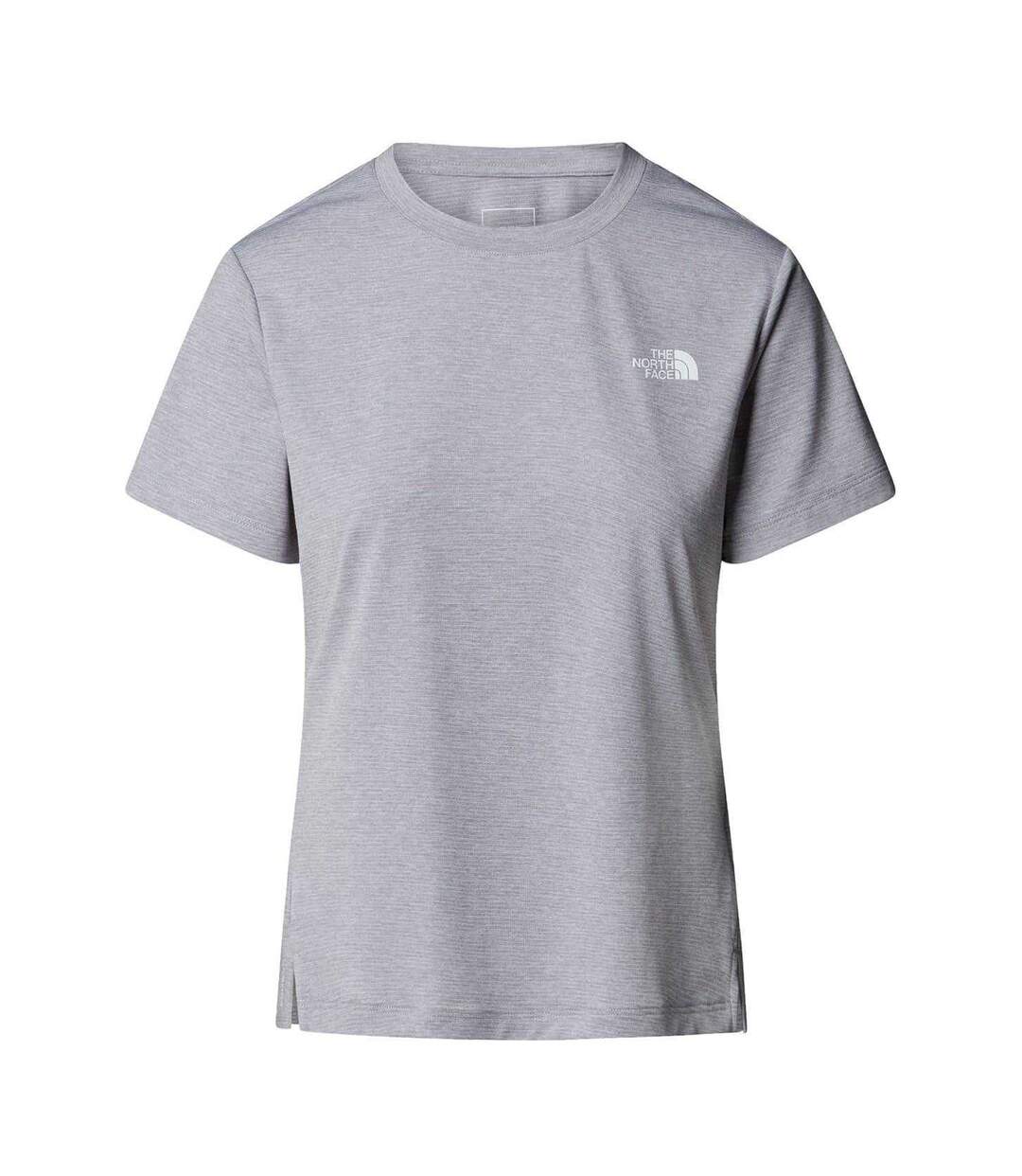 T-shirt Femme Gris Chiné The North Face-1