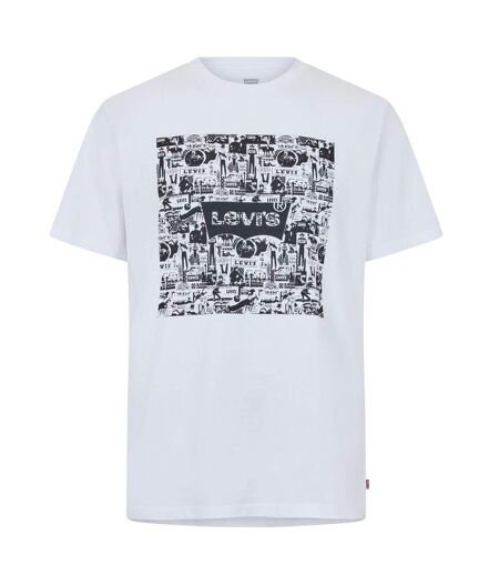 Mens Comic T-shirt White Levis