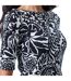 Womens/ladies Floral Boat Neck T-shirt Cream Black Ralph Lauren-4