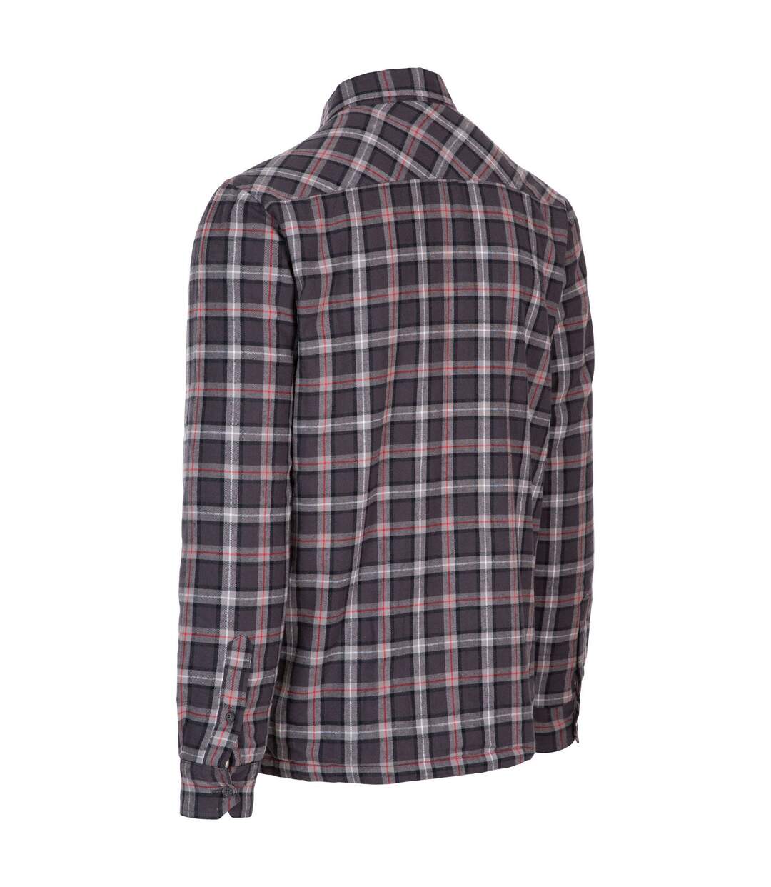 Mens Rapeseed Check Shirt Dark Grey Trespass-2
