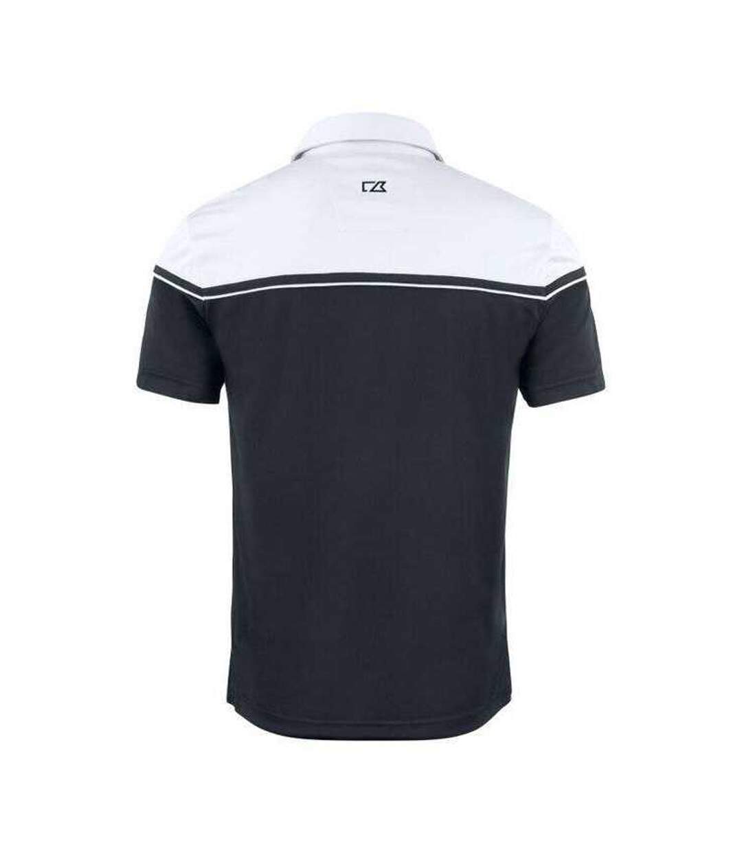 Polo Motif/style Blocs De Couleurs Seabeck Homme Noir Blanc Cutter & Buck-2