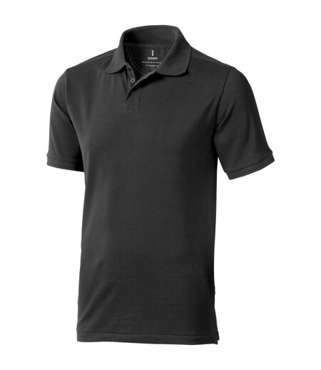 Elevate Mens Calgary Short Sleeve Polo (Pack of 2) (Anthracite)