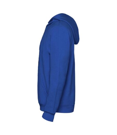 Mens urban hoodie royal blue/white Roly